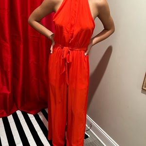 DM109 red jumpsuit. New with tags